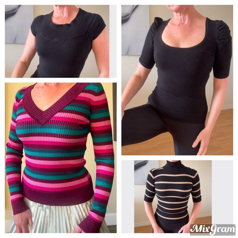 (4) Nieman Marcus & International Concepts Sweaters tops XS- S $250
